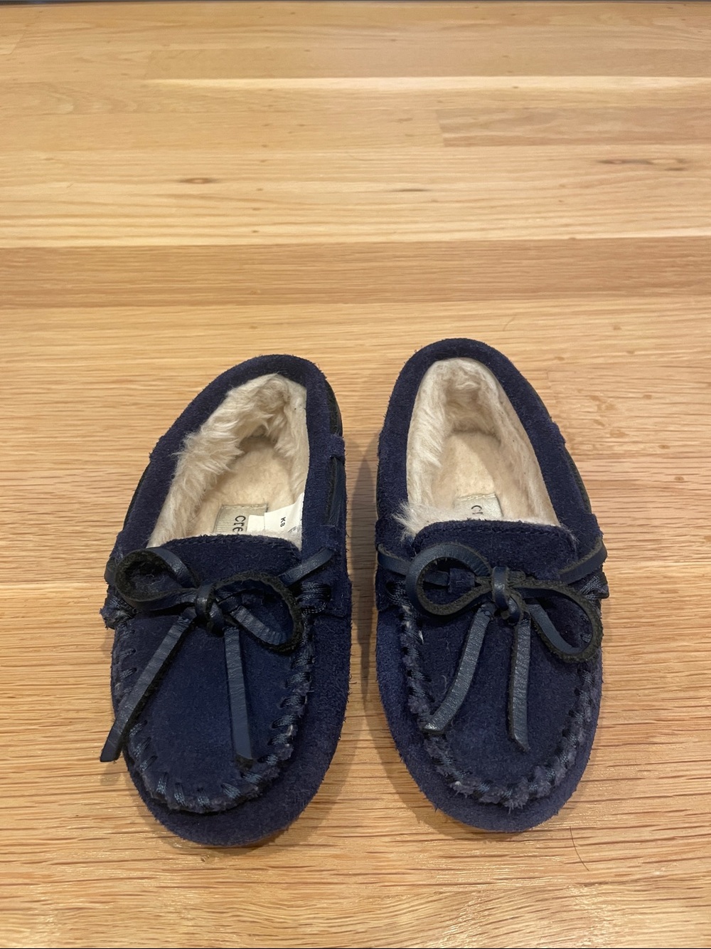 Jcrew crewcuts moccasins K8